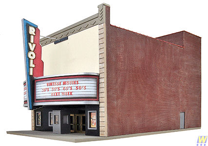 Walthers Cornerstone Rivoli Theatre Kit WH933-3771