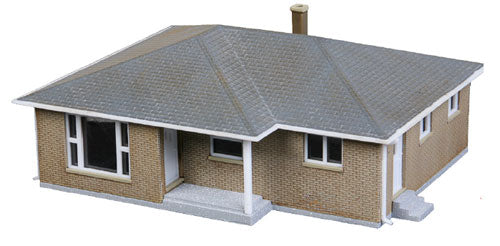 Walthers Cornerstone Brick Ranch House Kit WH933-3838