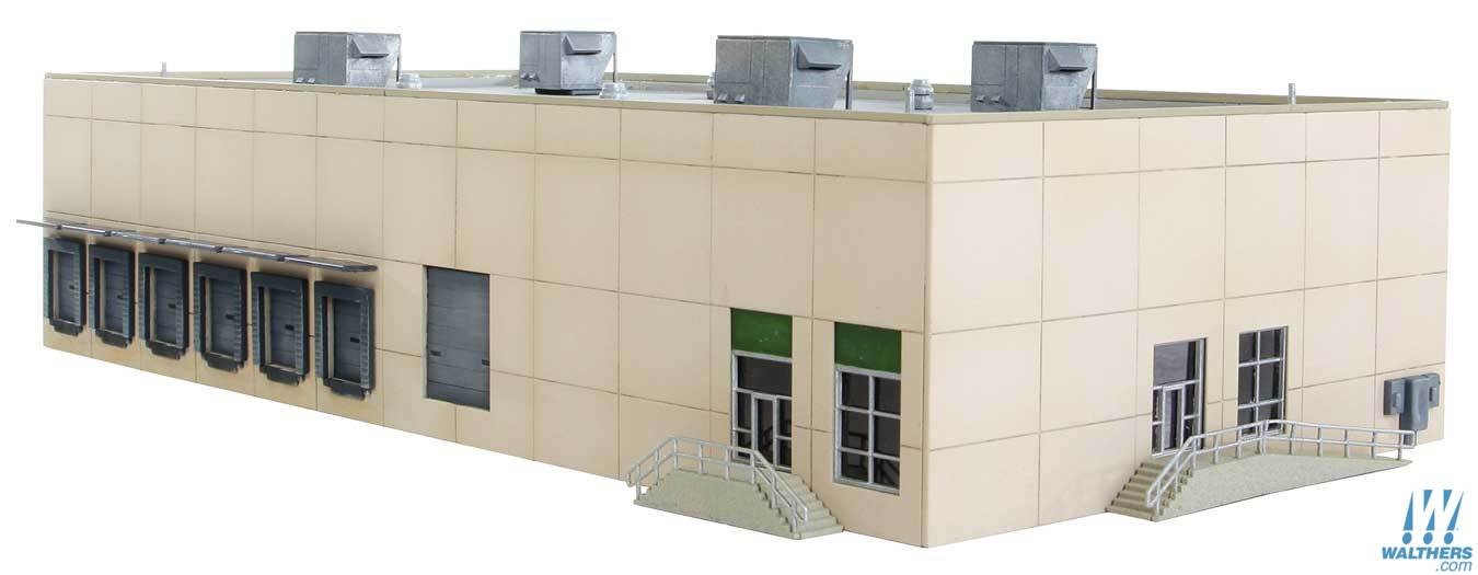 Walthers Cornerstone Modern Concrete Warehouse Kit WH933-3862