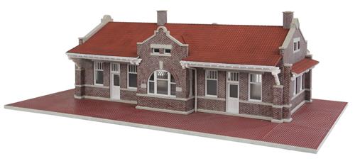 Walthers Cornerstone Brick Mission Style Santa Fe Depot Kit WH933-4055