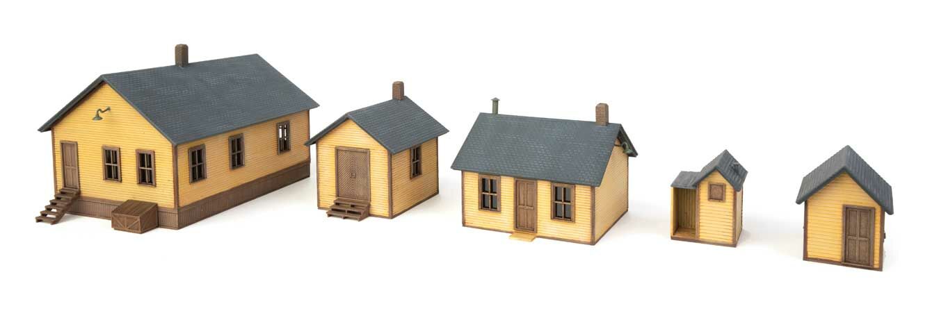 Walthers Cornerstone Vintage Trackside Structures (5) Kit WH933-4060