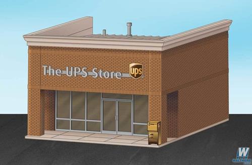 Walthers Cornerstone The UPS Store Kit WH933-4112