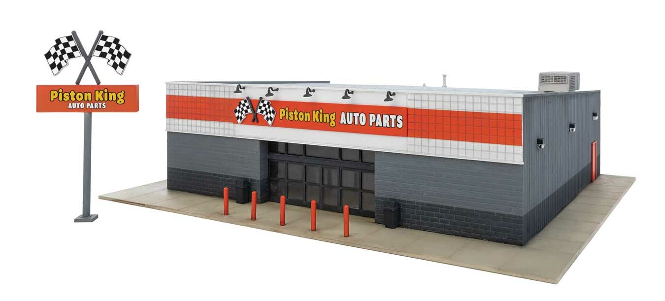 Walthers Cornerstone Auto Parts Store Kit WH933-4114