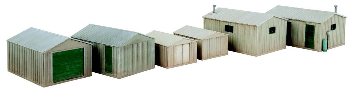 Walthers Cornerstone Modern Metal Yard Sheds Kit WH933-4123