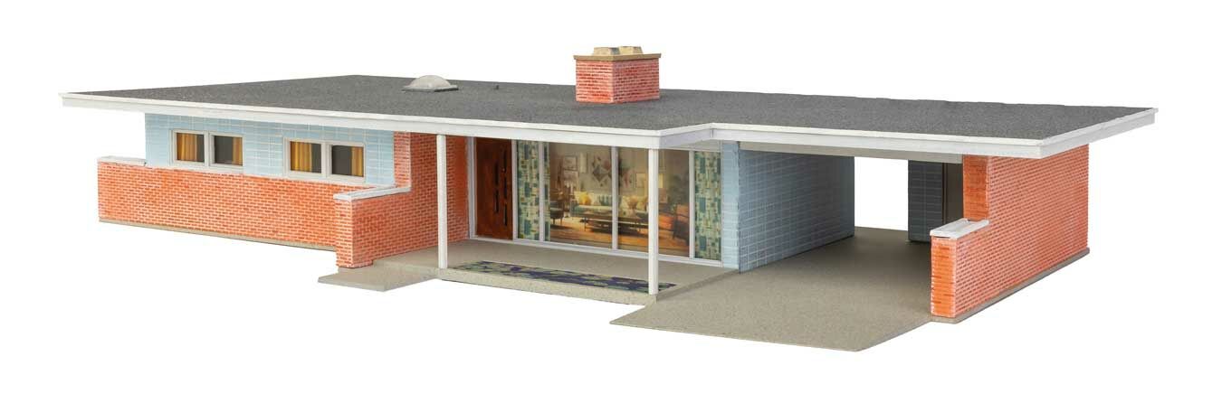 Walthers Cornerstone Mid Century Modern Home Kit WH933-4156