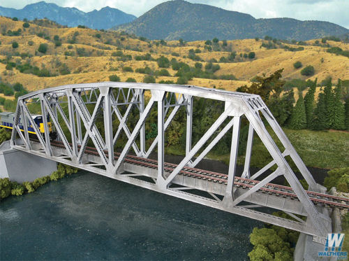 Walthers Cornerstone Single Track Railroad Arched Pratt Truss Bridge Kit WH933-4521