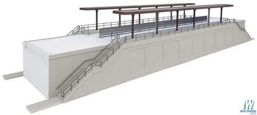 Walthers Cornerstone Elevated Commuter Station Kit WH933-4563