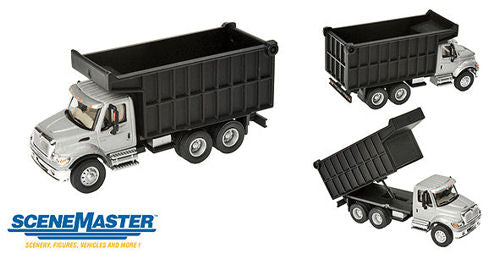 Walthers Scenemaster International 7600 Dual Axle Coal Truck Silver/Black WH949-11677