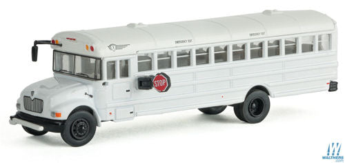 Walthers Scenemaster International MOW Crew Bus White/Railroad MOW WH949-11702