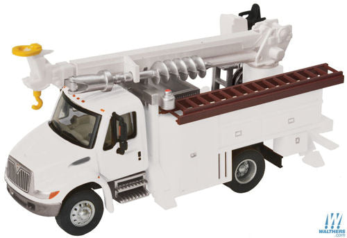 Walthers Scenemaster International 7600 Utility Truck w/Bucket Lift White/MOW WH949-11753