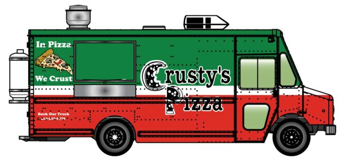 Walthers Scenemaster Morgan Olson Route Star Van Crusty's Pizza WH949-12110