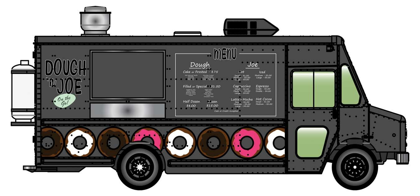 Walthers Scenemaster Morgan Olson Route Star Van Dough & Joe WH949-12111