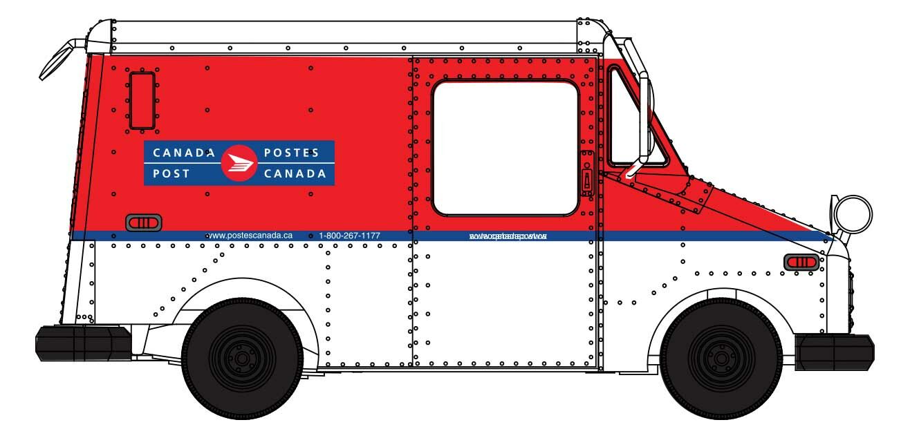 Walthers Scenemaster LLV Mail Truck Canada Post 1987-98 WH949-12254