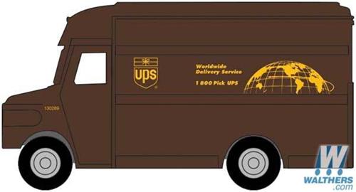 Walthers Scenemaster UPS Package Car Bow Tie Shield Logo WH949-14000