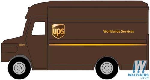 Walthers Scenemaster UPS Package Car Modern Shield Logo WH949-14001