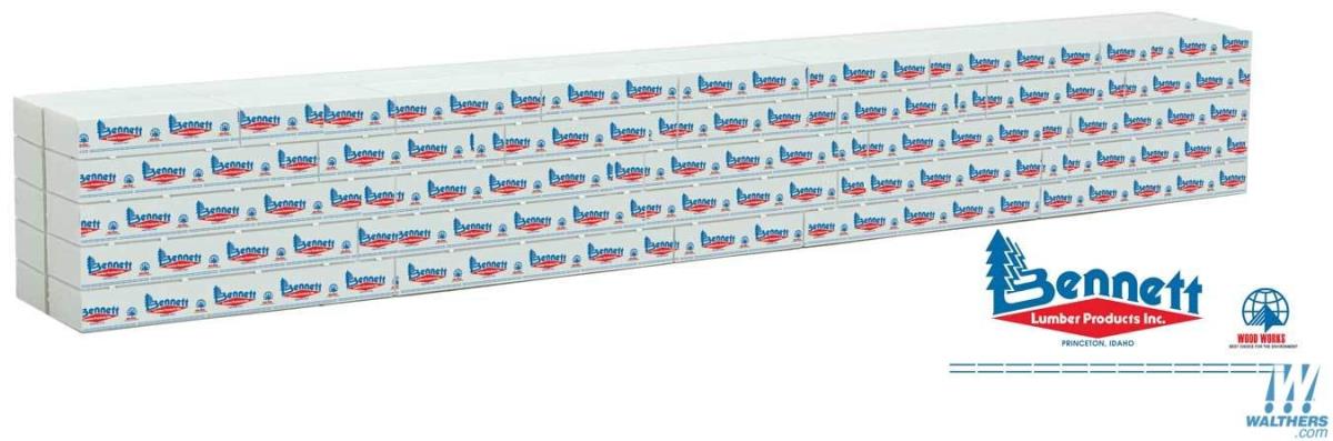 Walthers Scenemaster Wrapped Lumber Load Bennett Lumber WH949-3162