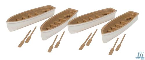 Walthers Scenemaster Rowing Boats (4) WH949-4163