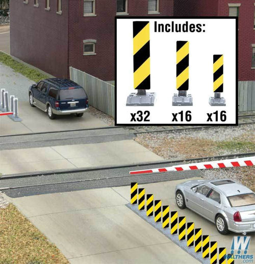 Walthers Scenemaster Quiet Crossing Lane Marker Kit WH949-4168