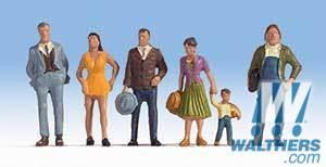 Walthers Scenemaster Pedestrians (6) Figure Set WH949-6056