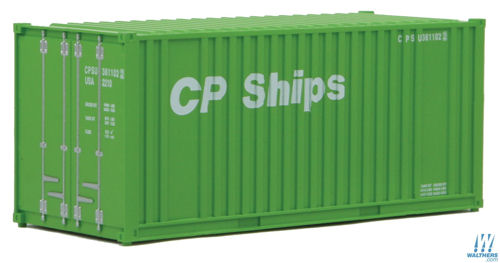 Walthers Scenemaster 20' Container with Flat Panel CP Ships WH949-8010