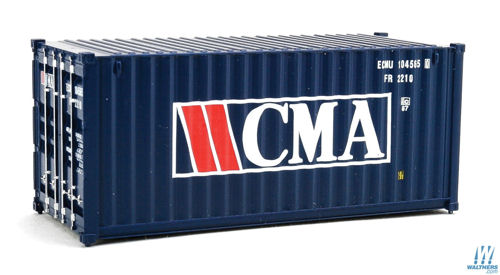 Walthers Scenemaster 20' Corrugated Container CMA WH949-8062