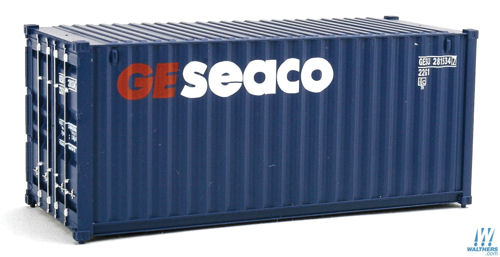 Walthers Scenemaster 20' Corrugated Container GE Seaco WH949-8064