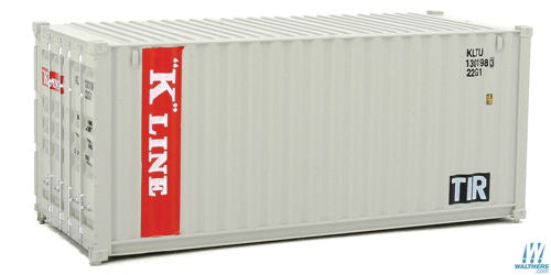 Walthers Scenemaster 20' Corrugated Container K-Line (New) WH949-8065