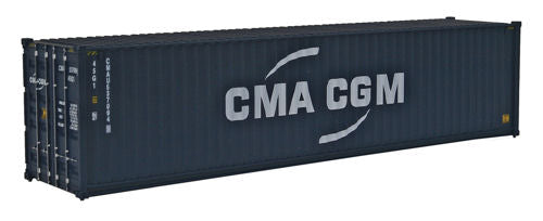 Walthers Scenemaster 40' Hi-Cube Assembled Container CMA-CGM (New Logo) WH949-8257