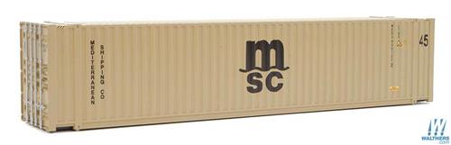 Walthers Scenemaster 45' CIMC Container MSC WH949-8565