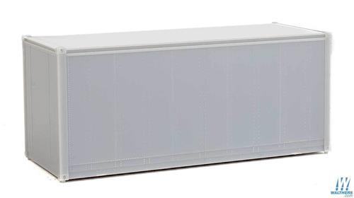 Walthers Scenemaster 20' Smooth Side Container Undecorated WH949-8650