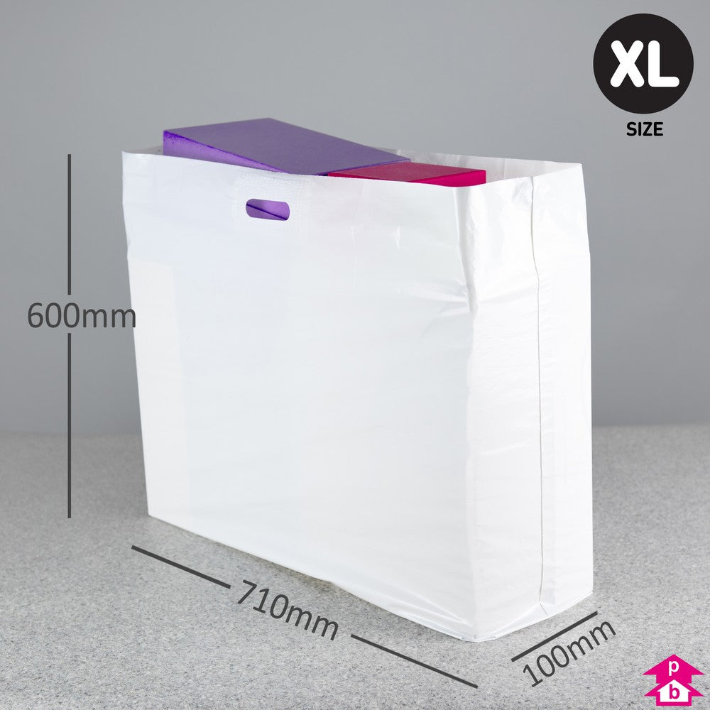 Large White Carrier Bag
