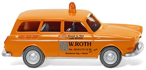 Wiking VW 1600 Emergency Service W.Roth WK004201