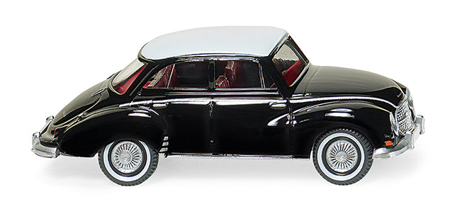 Wiking DKW Limousine Black w/White Roof 1958-63 WK012002