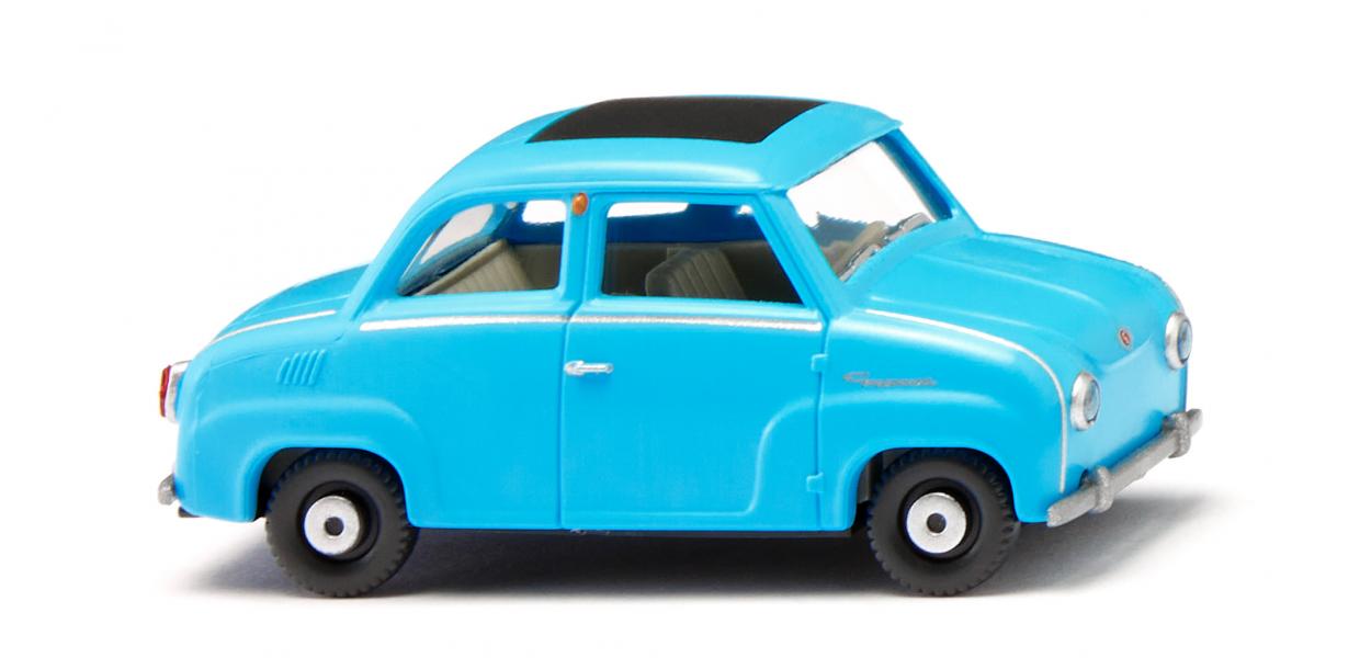 Wiking Glas Goggomobil Ice Blue 1964-69 WK018498