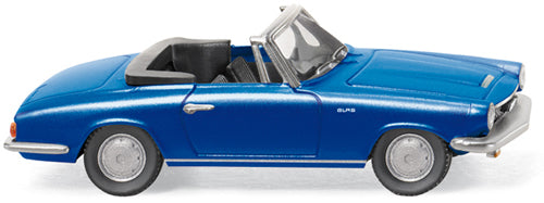 Wiking Glas 1700 GT Cabriolet Blue WK018649