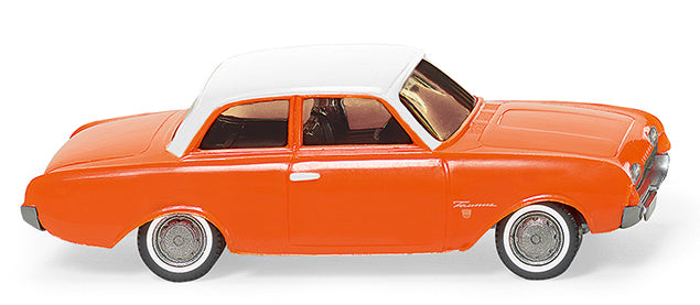 Wiking Ford 17M Taunus Orange w/White Roof 1960-64 WK020001