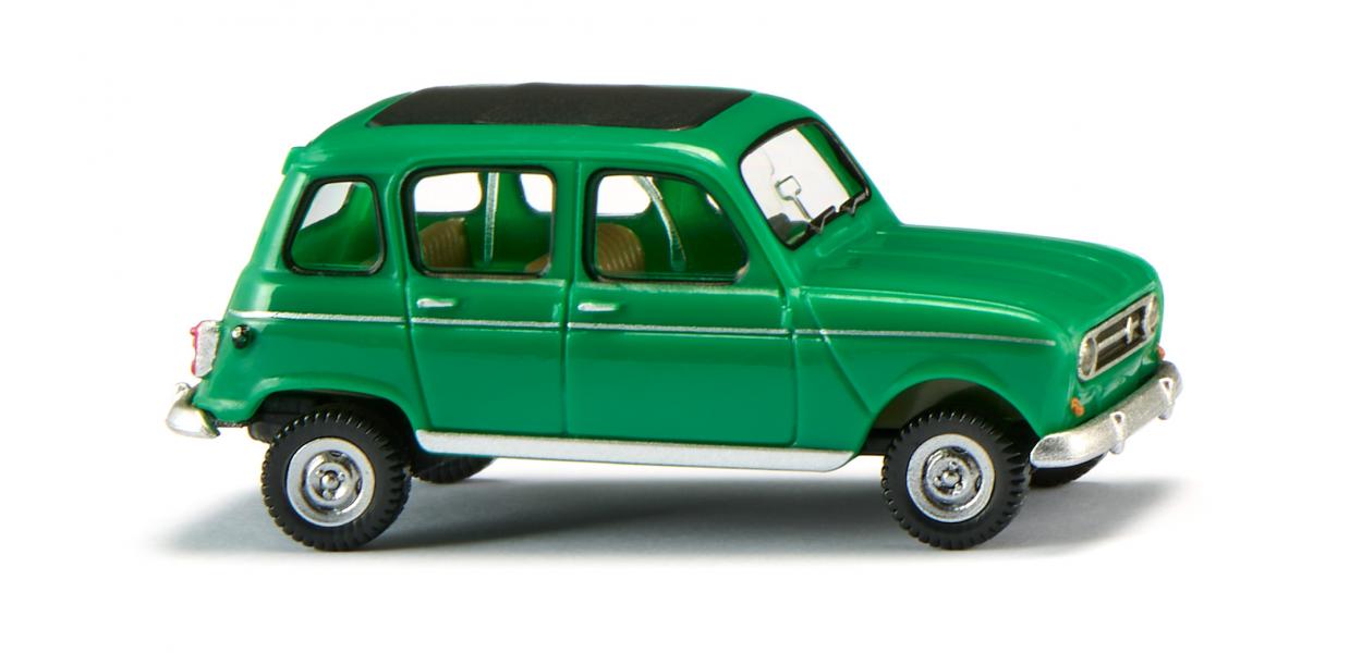 Wiking Renault 4 Green w/Folding Roof 1967-74 WK022446