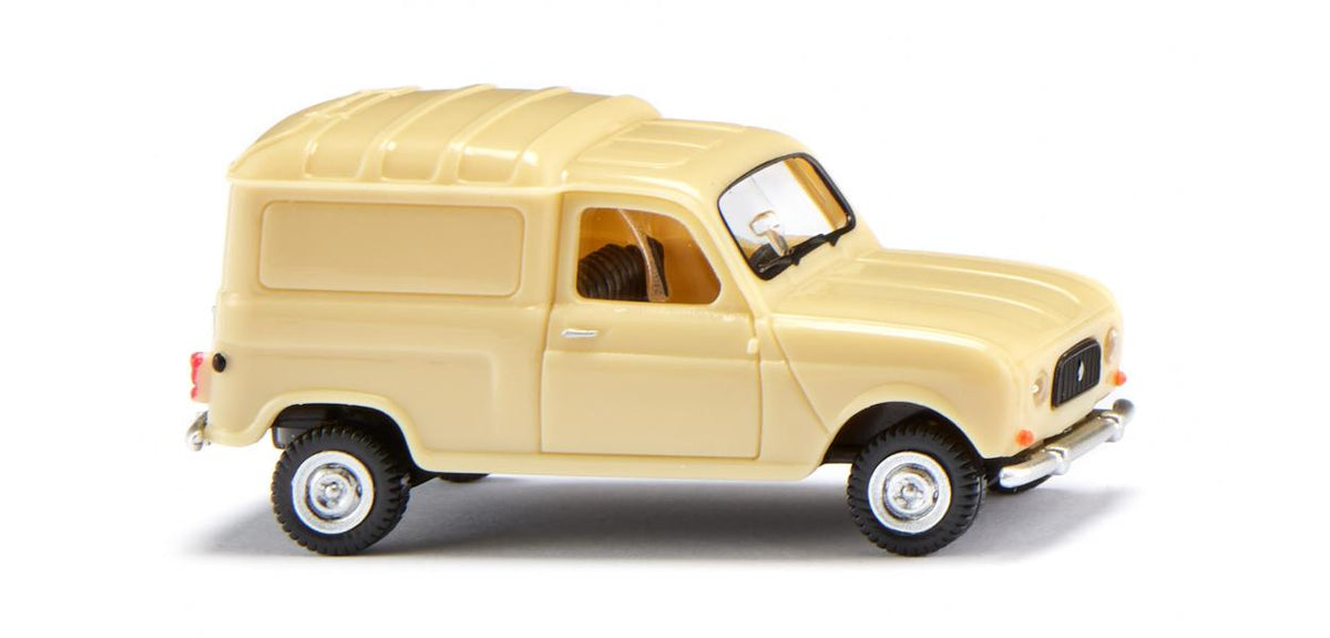 Wiking Renault 4 Box Van Ivory 1961-67 WK022505