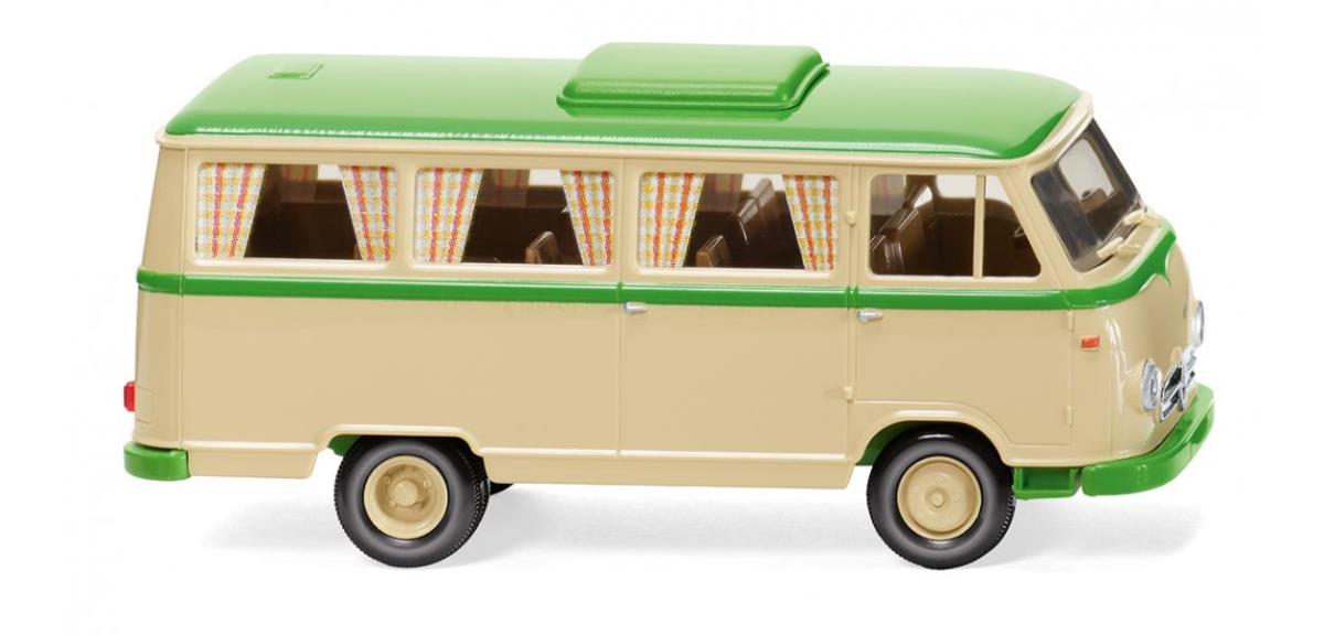 Wiking Borgward B611 Camper Van Ivory/Green 1957-61 WK027044