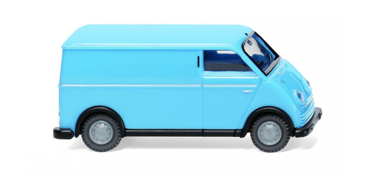 Wiking DKW Speed Box Van Sky Blue 1955-62 WK033406