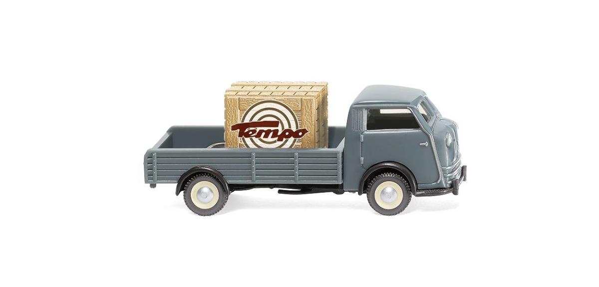 Wiking Tempo Matador Low Sided Flatbed Squirrel Grey WK033505