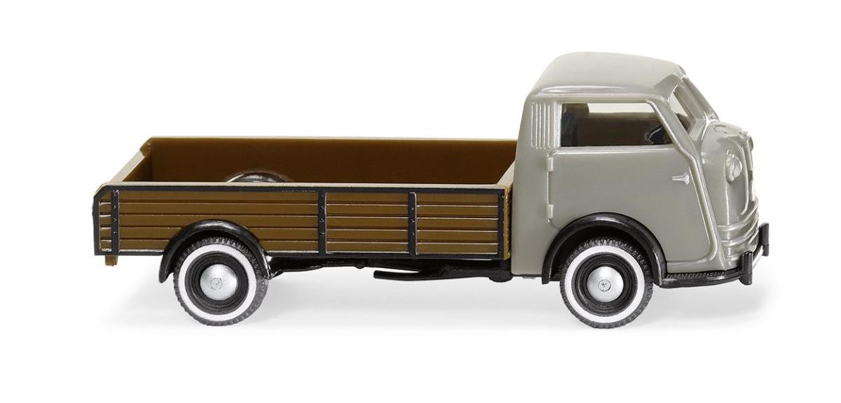 Wiking Tempo Matador Lowside Flatbed Grey/Brown 1949-52 WK033507