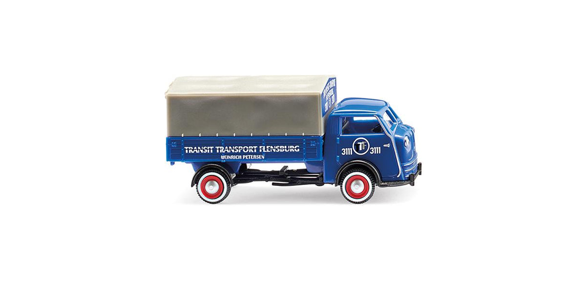 Wiking Tempo Matador High Sided Flatbed TT Flensburg 1949-52 WK033509