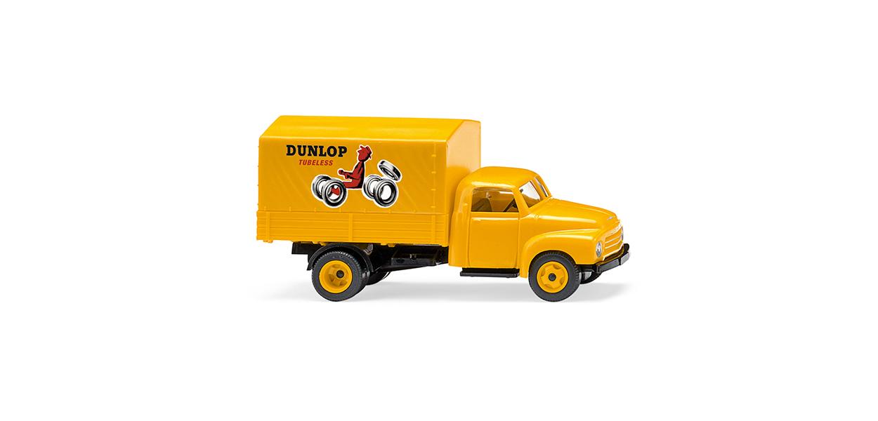 Wiking Opel Blitz Flatbed Lorry Dunlop 1952-60 WK035203