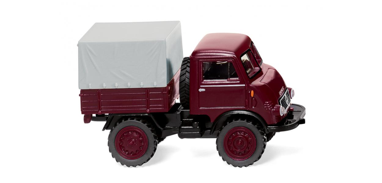 Wiking Unimog U402 Burgundy 1953-59 WK036805