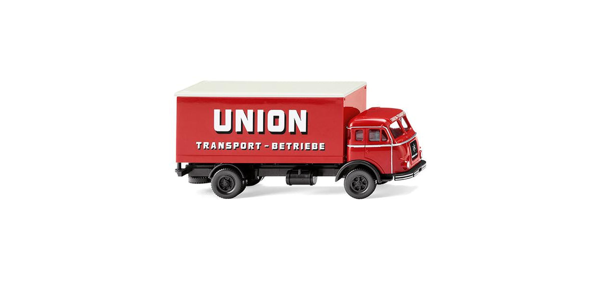 Wiking Henschel Box Truck Union Transport 1955-61 WK042502