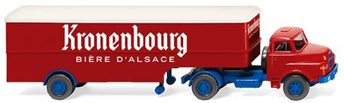 Wiking Saviem Box Semitrailer Kronenbourg WK051322