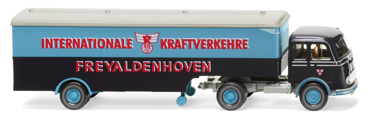 Wiking MB Pullman Box Semitrailer Freyaldenhoven 1955-63 WK051324