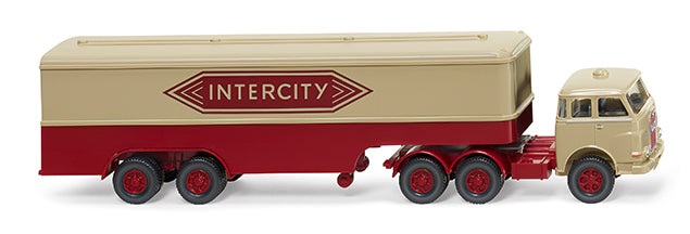 Wiking MAN Pausbacke Box Semitrailer &#39;Intercity&#39; 1960-67 WK051325