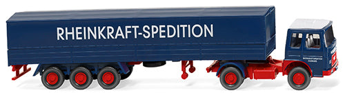 Wiking MAN Flatbed Tractor Trailer Rheinkraft Spedition WK051701